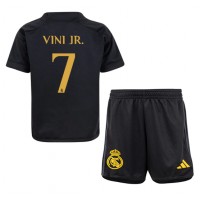 Maglie da calcio Real Madrid Vinicius Junior #7 Terza Maglia Bambino 2023-24 Manica Corta (+ Pantaloni corti)